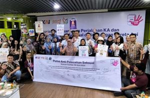 Tingkatkan Kenyamanan Publik, PT KAI Sosialisasikan Anti-Pelecehan di Stasiun Gambir